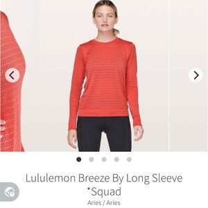 Lululemon Breeze By Long Sleeve